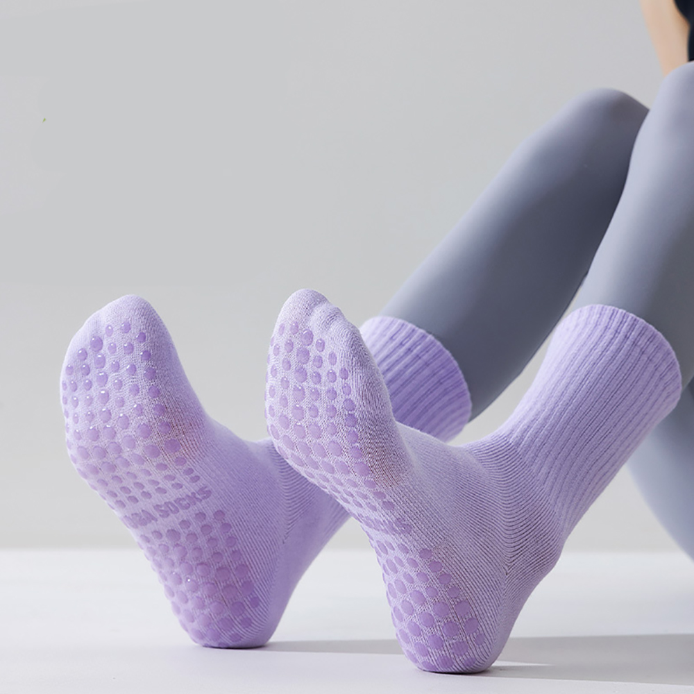Pilates Is Yoga - 高品質レディースヨガソックス カラフルトレンドスポーツソックス プロ仕様 通気性 滑り止め ピラティス