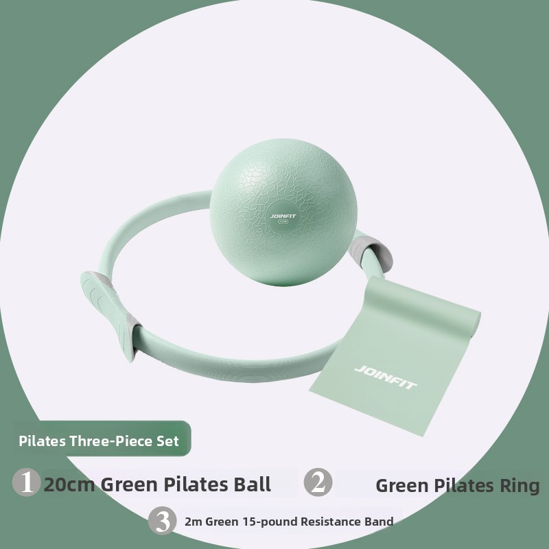 Pilates Yoga Combined - JOINFIT ピラティスセット ヨガフィットネスコンビネーションバックトレーナーボールとバックエクササイズ用サークル付き スポーツファン用品