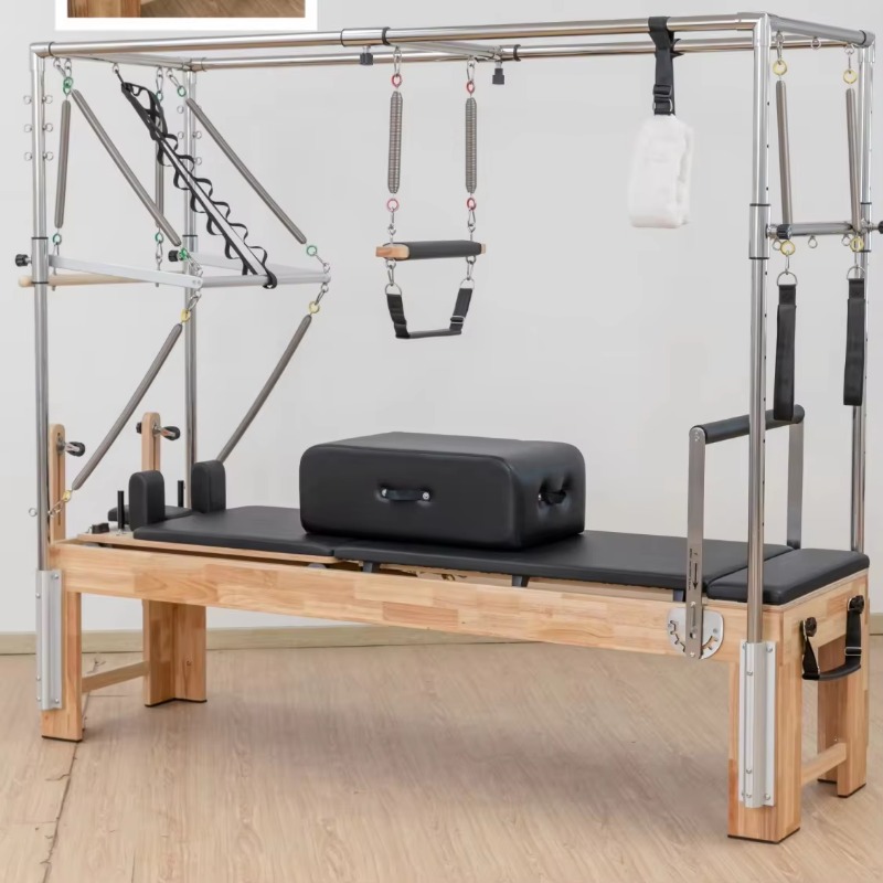 Pilates Yoga Combined - ヨガフィットネス機器 メープルコンビネーション キャデラックテーブル ピラティス リフォーミングベッド