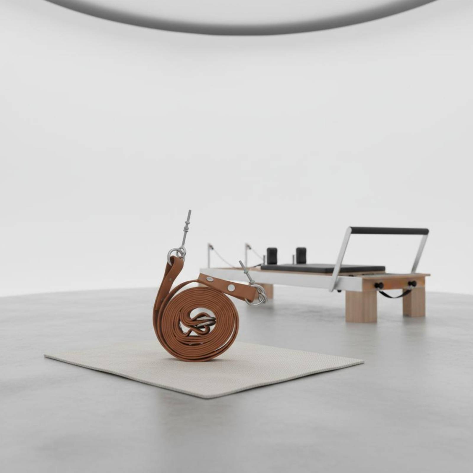 Pilates & Yoga Knokke - リフォーマー ダブルループストラップ 快適なピラティス ダブルループストラップ フィットネス機器 お手入れ簡単