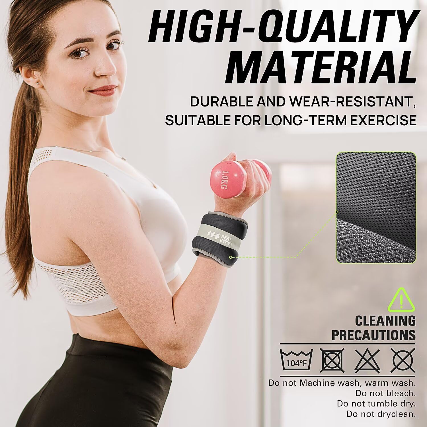 2 個 0.25/0.5/0.75/1/2 キロ手首足首サン - Pilates Ankle Strap のレビューと価格