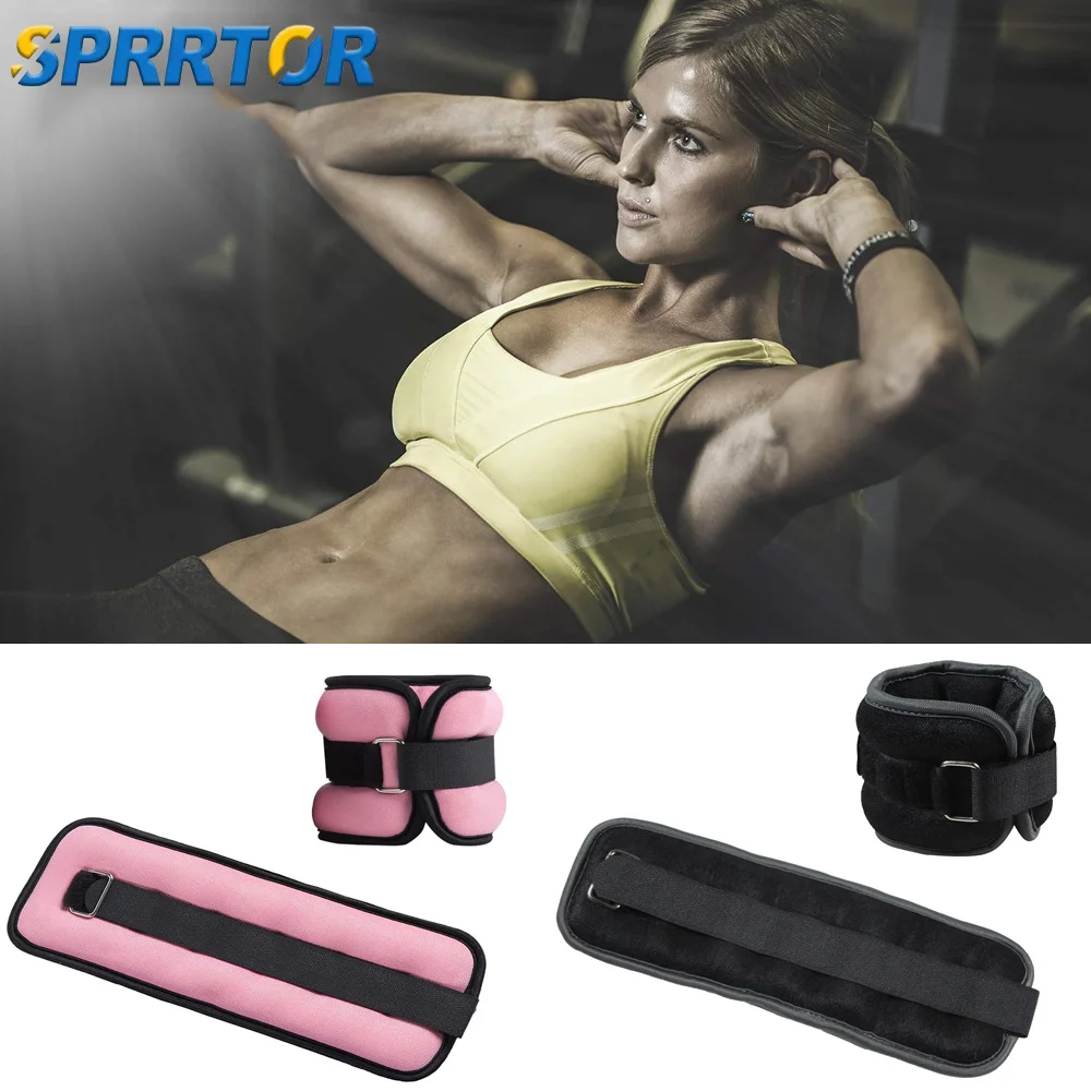 男女兼用調整可能な足首＆手首ウェイト（0.5kg/1kg）- - Pilates Ankle Strap のレビューと価格