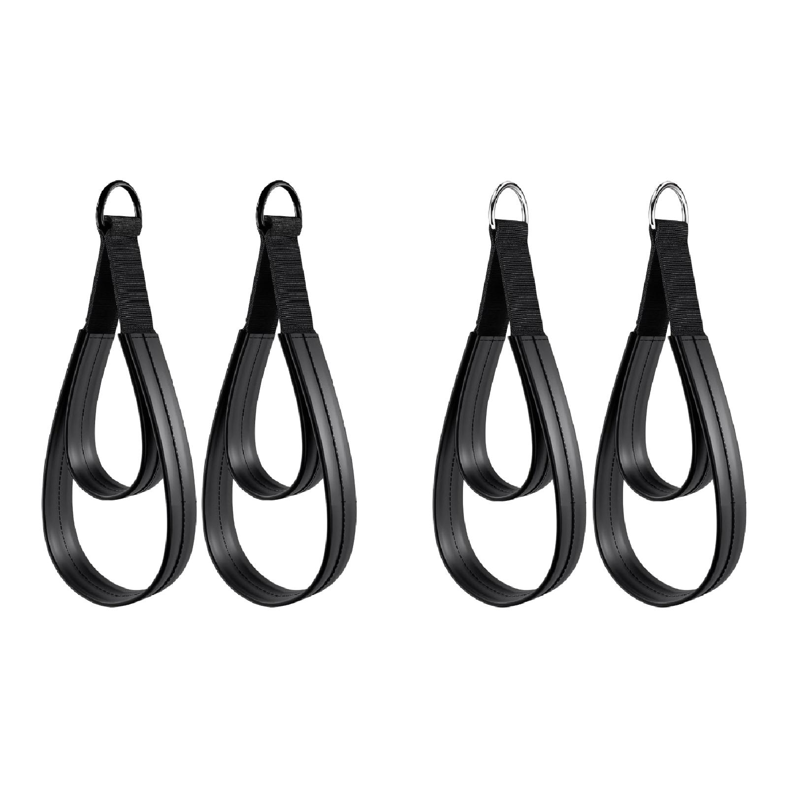 2x D リングストラップハンドル多機能ピラティスダブルルー - Pilates Ankle Strap のレビューと価格