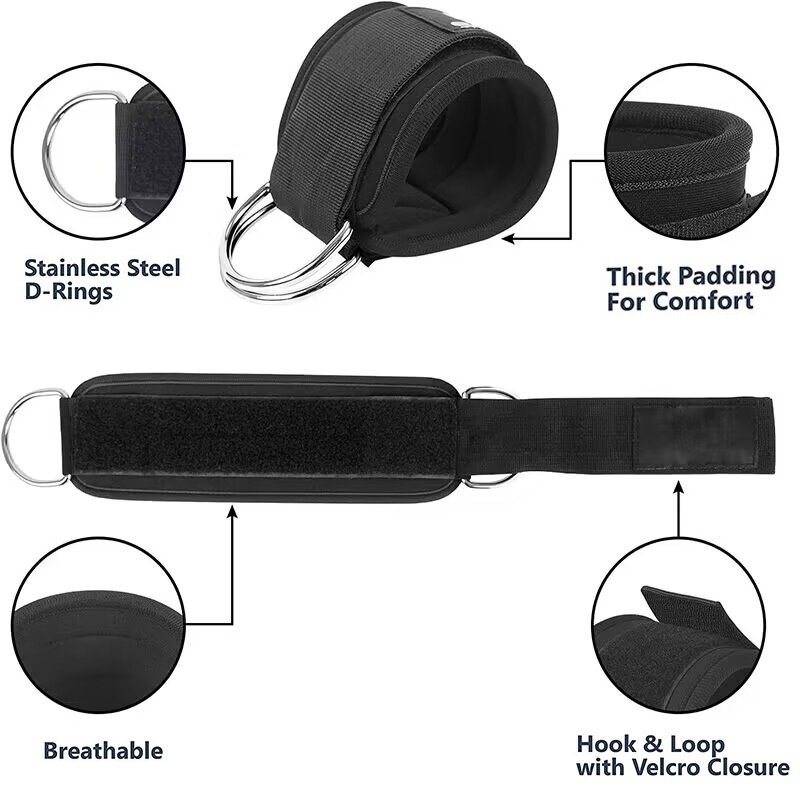 アンクルストラップ抵抗バンドセットフィットネストレーニング運 - Pilates Ankle Strap のレビューと価格