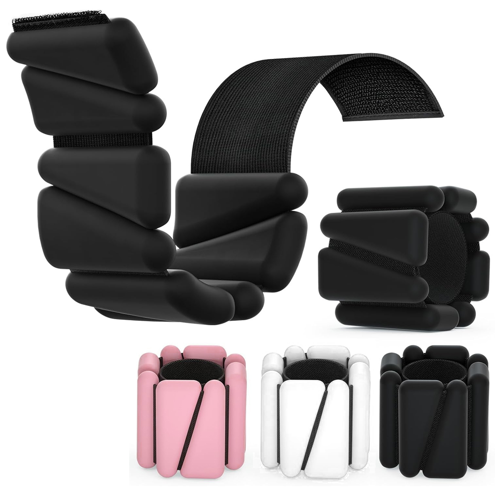 2LBS/4LBS調整可能なシリコン製足首＆手首用ウェイト、 - Pilates Ankle Strap のレビューと価格