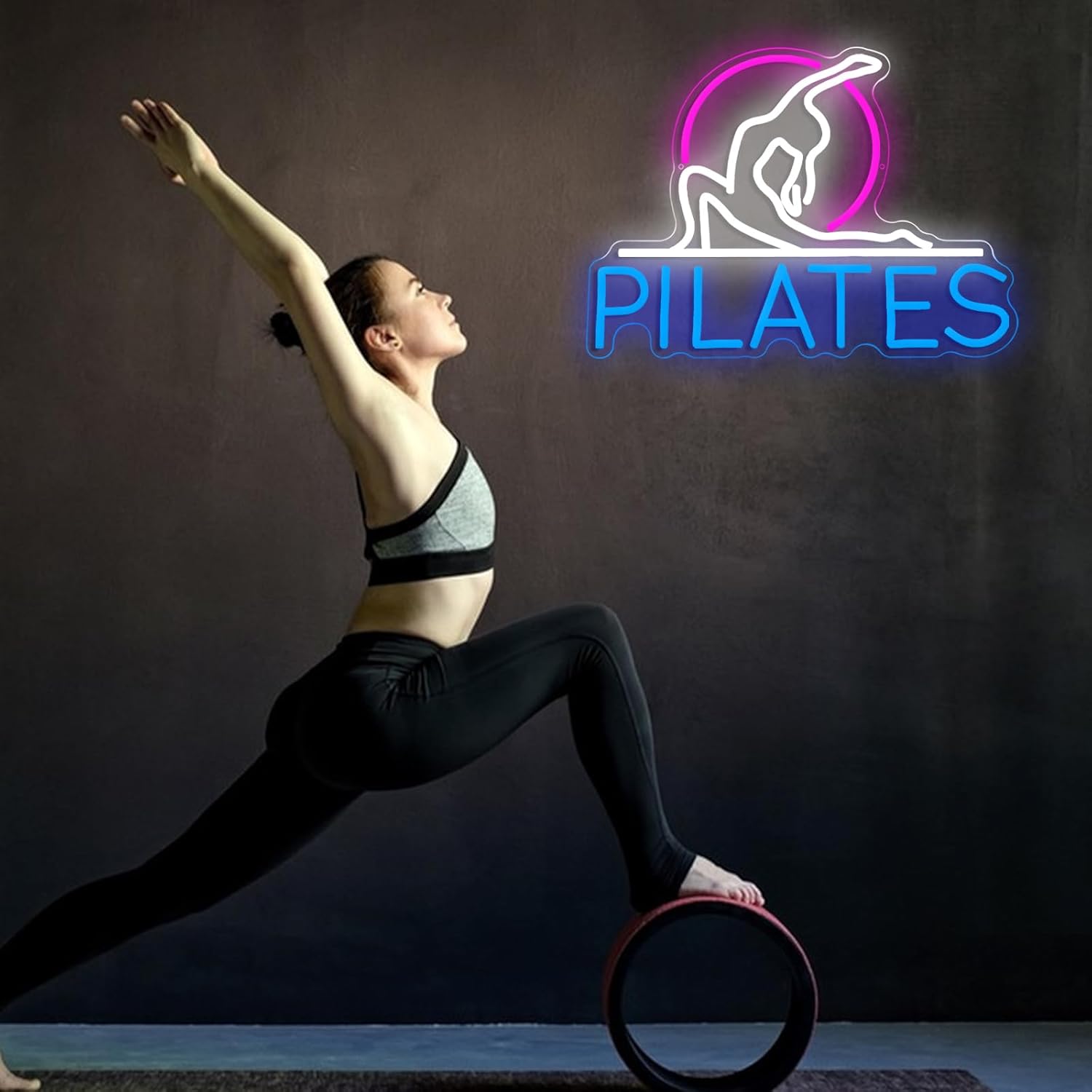 ピラティスネオンサイン ヨガスタジオネオンライト USB電源 - Pilates Yoga Room のレビューと価格