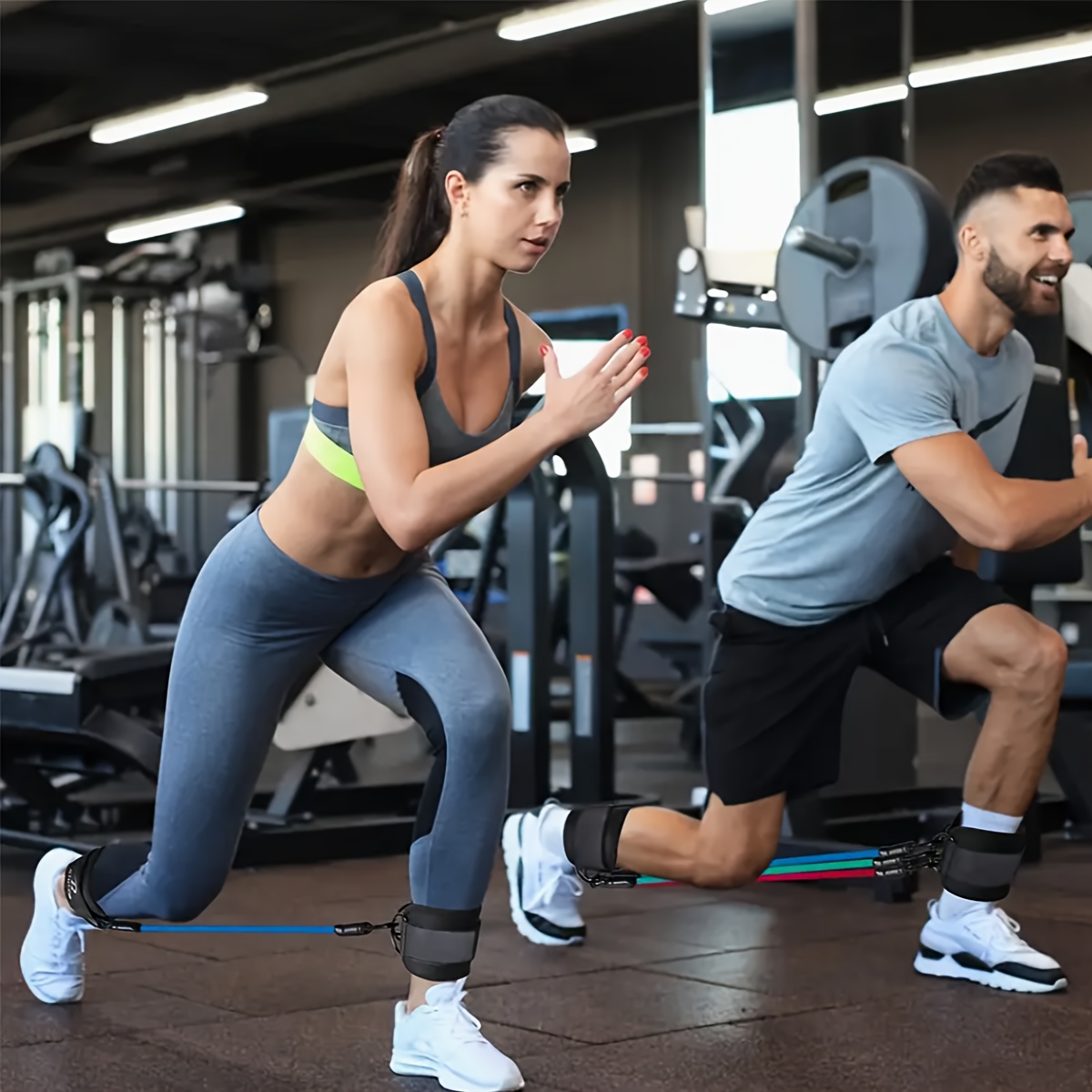 5ピースアンクルレジスタンスバンドセット、調節可能なストラッ - Pilates Ankle Strap のレビューと価格