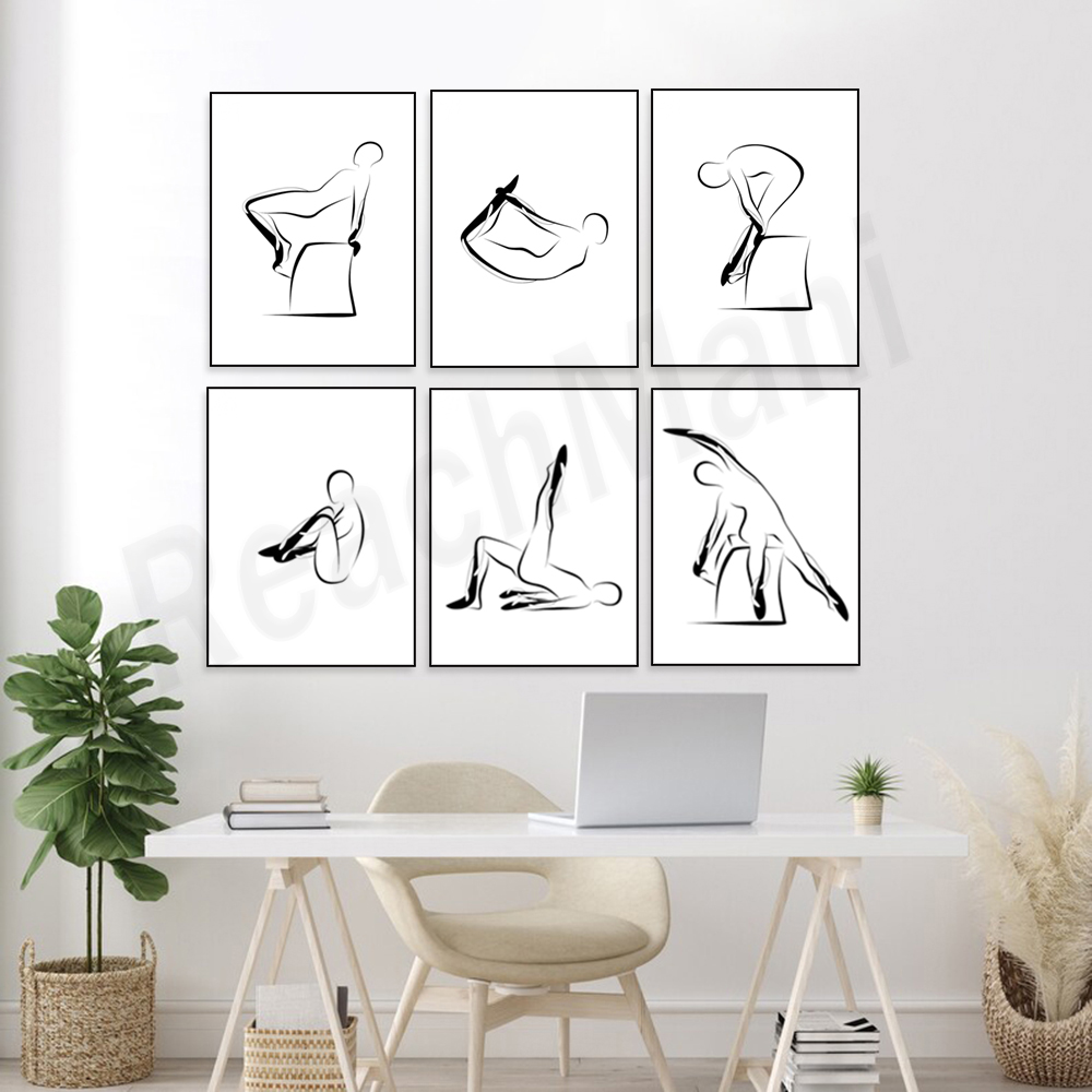 ピラティスのポスター、ピラティスの腕立て伏せ、ピラティスのポ - Pilates Yoga Room のレビューと価格