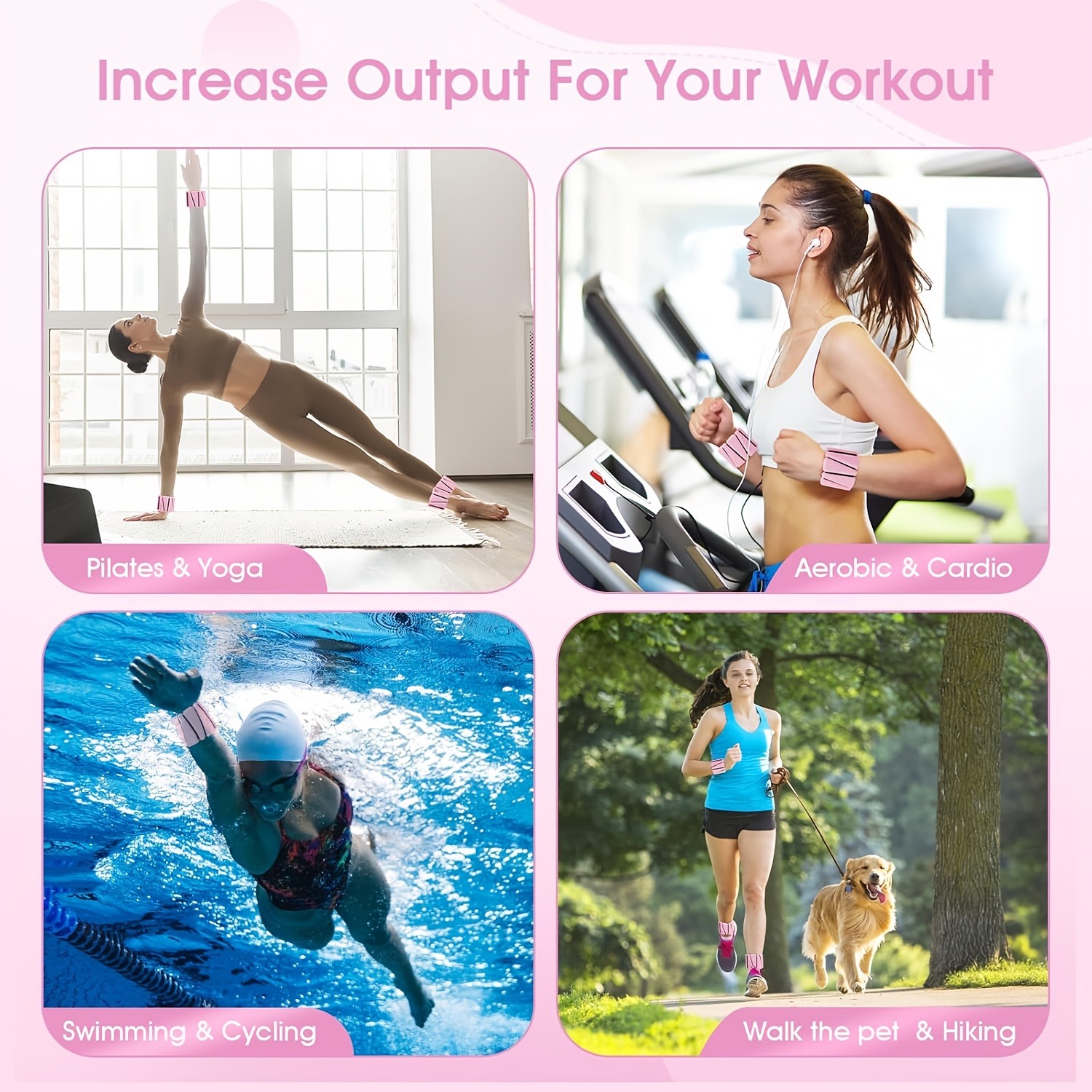 調節可能な足首と手首用ストラップ、1組（2ポンド）、ユニセッ - Pilates Ankle Strap のレビューと価格