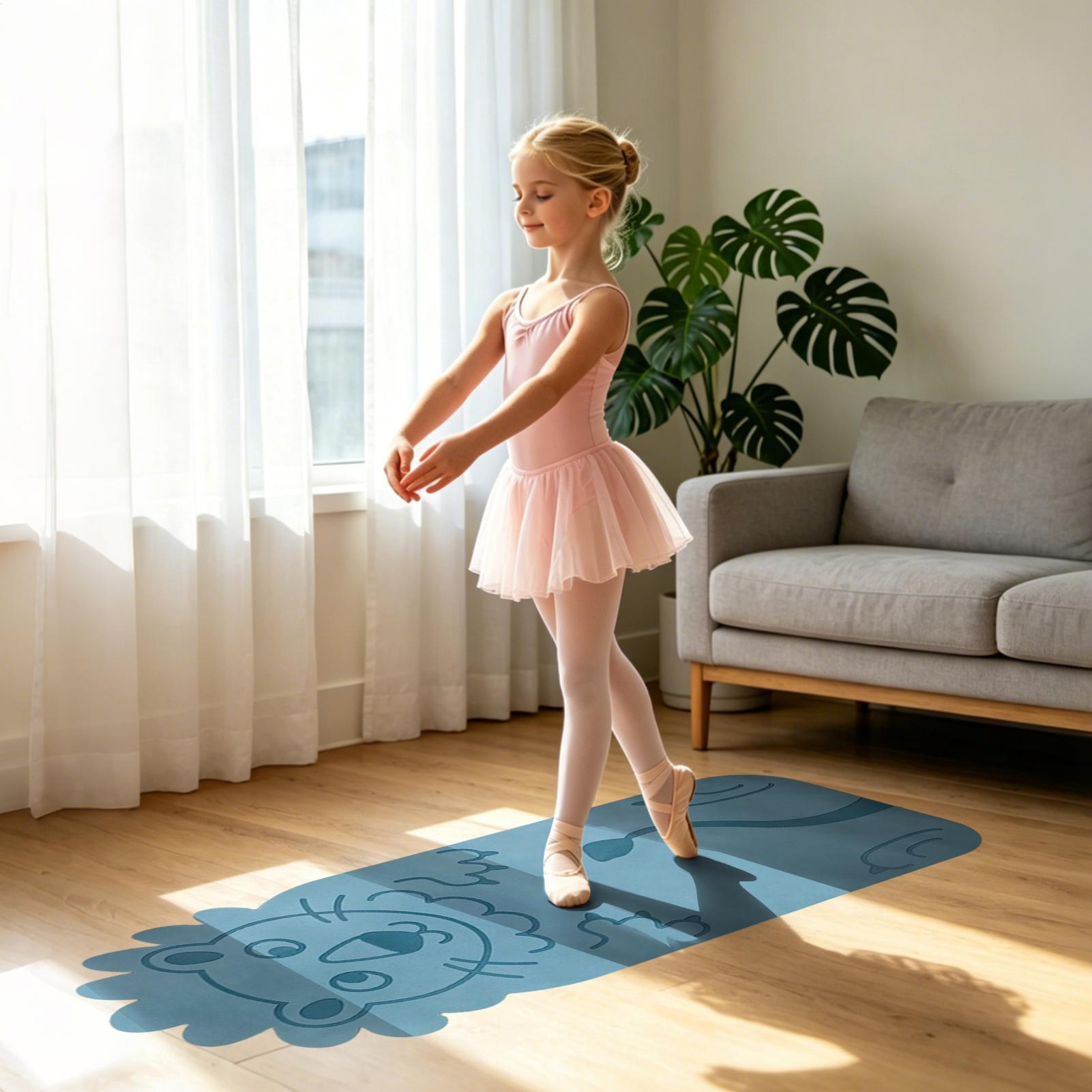 子供ヨガマットピラティス漫画動物柄パッド屋内ピラティスマット - Pilates Yoga Room のレビューと価格