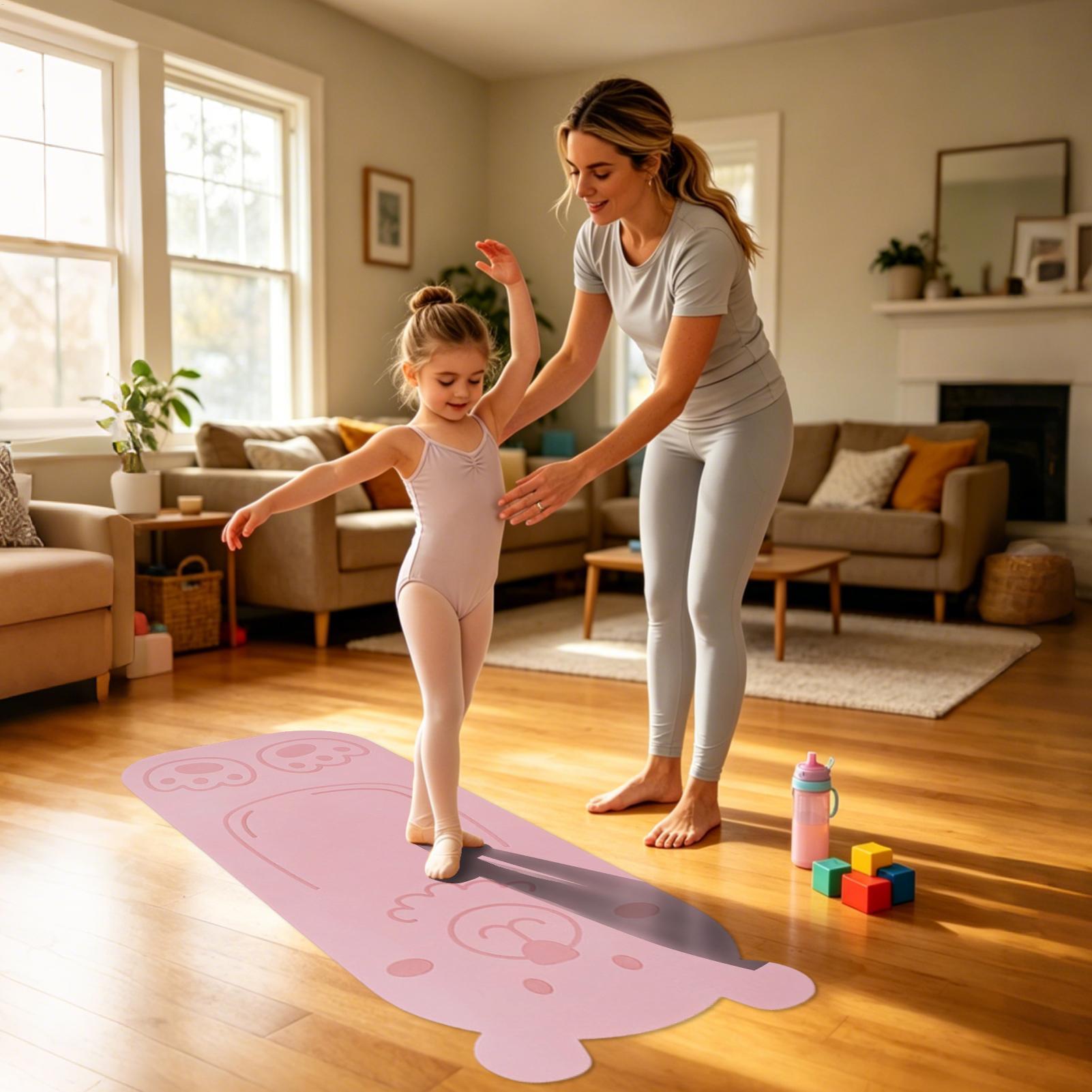 子供ヨガマットピラティス漫画動物柄パッド屋内ピラティスマット - Pilates Yoga Room のレビューと価格