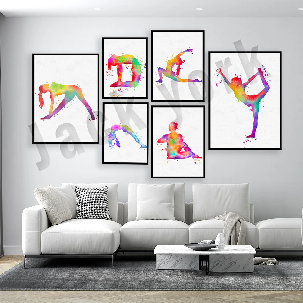 ダンスキングのヨガプリント、女性ダンサー、ピラティスポスター - Pilates Yoga Combined のレビューと価格