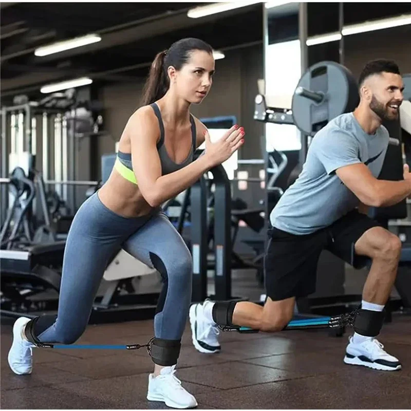 アンクルストラップ抵抗バンドセットフィットネストレーニング運 - Pilates Ankle Strap のレビューと価格