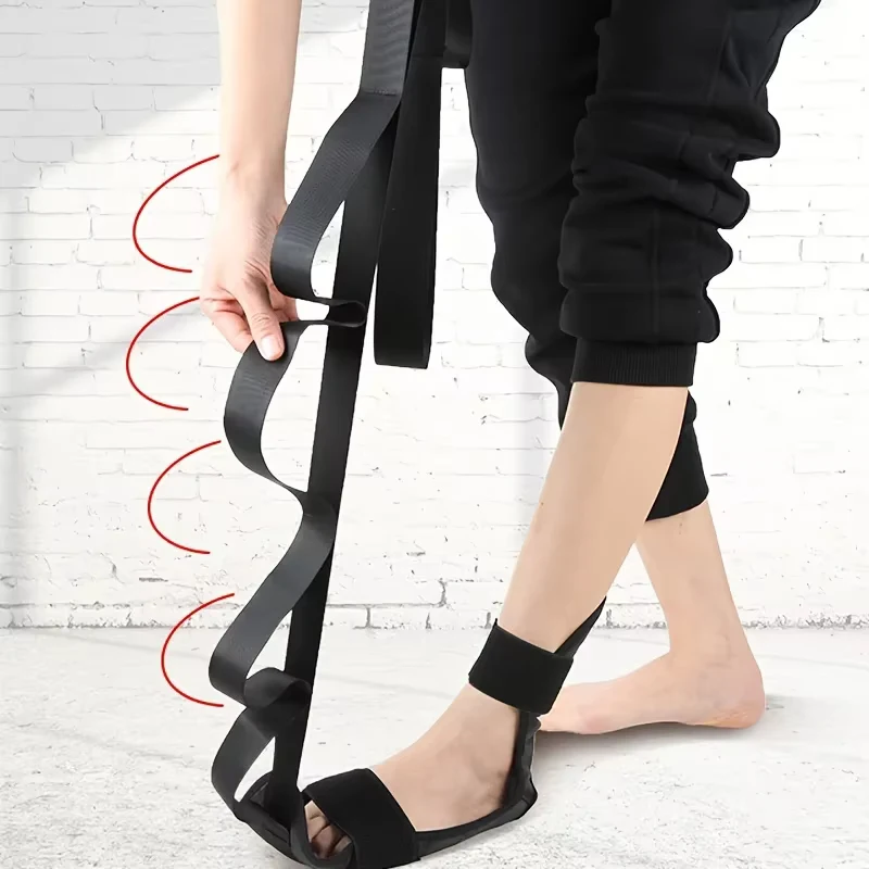 ヨガ靱帯ストレッチベルト足リハビリストラップ足底筋膜炎脚トレ - Pilates Ankle Strap のレビューと価格