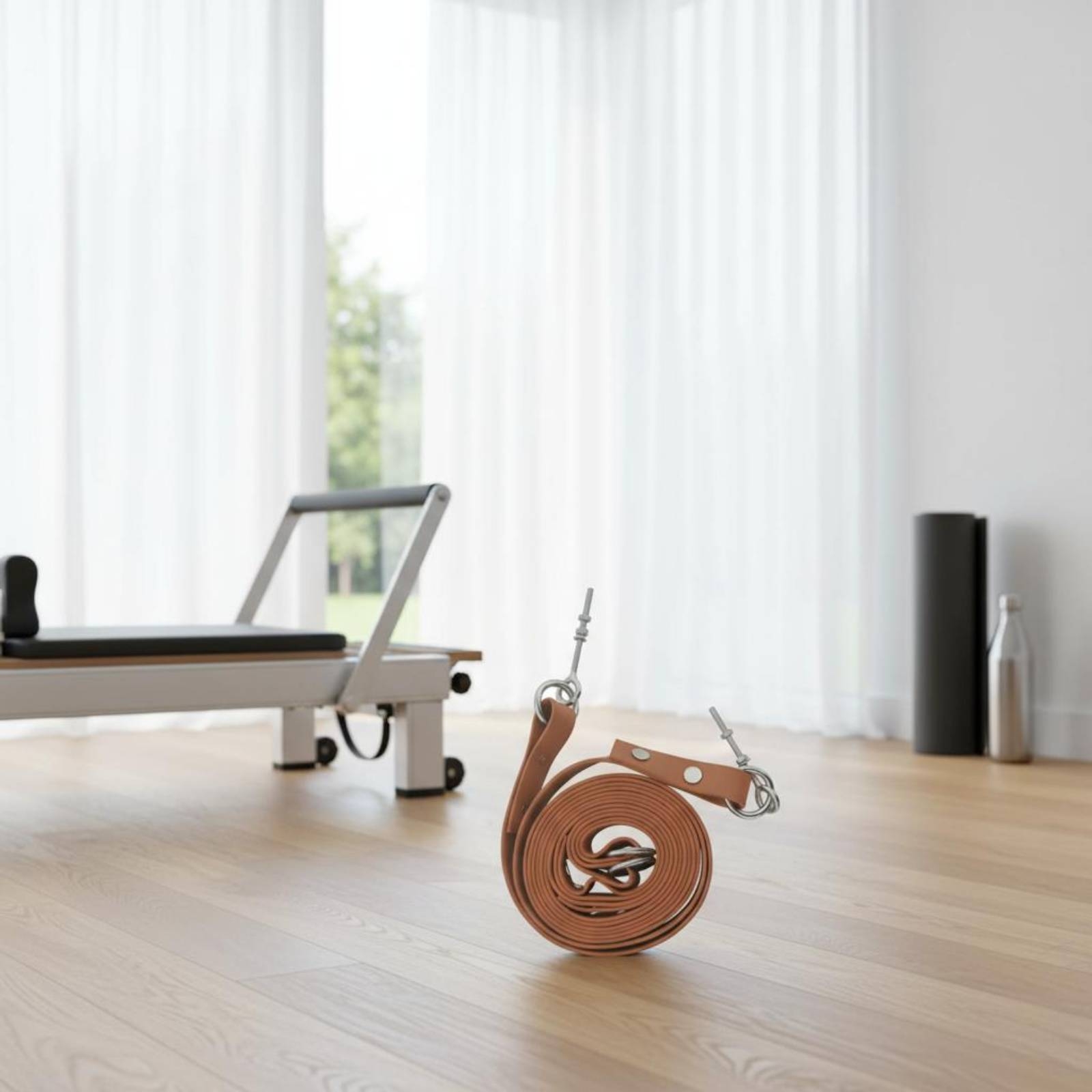 リフォーマー ダブルループストラップ 快適なピラティス ダブ - Pilates & Yoga Knokke のレビューと価格