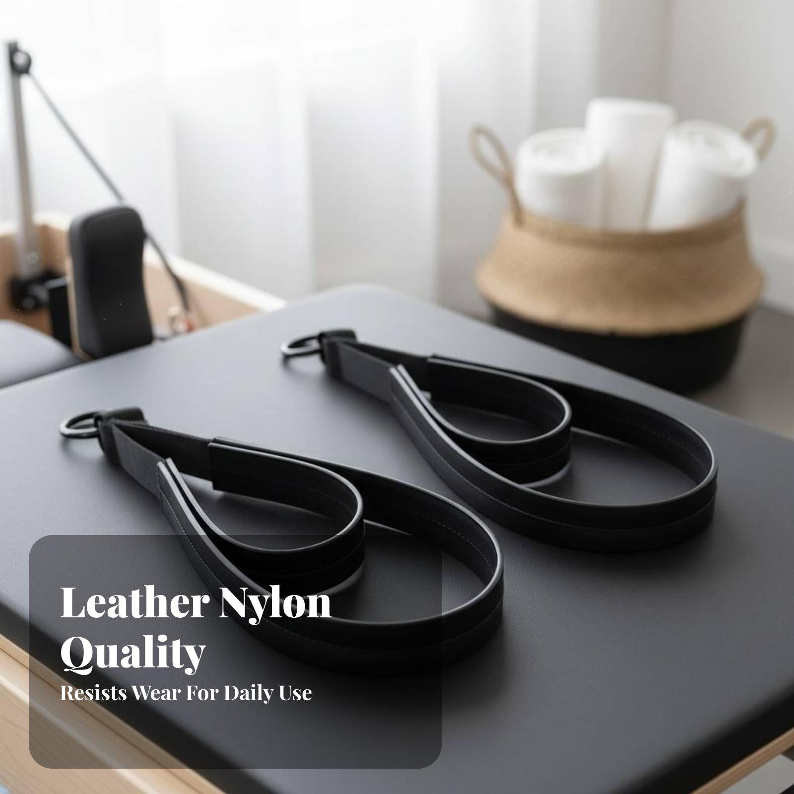 ピラティス リフォーマー フットストラップ ダブルループ ピ - Pilates Ankle Strap のレビューと価格