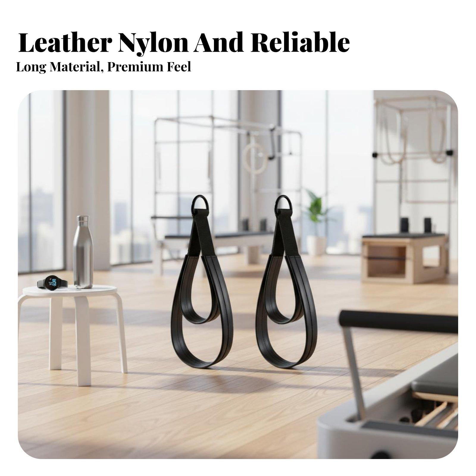 ピラティス リフォーマー フットストラップ ダブルループ ピ - Pilates Ankle Strap のレビューと価格