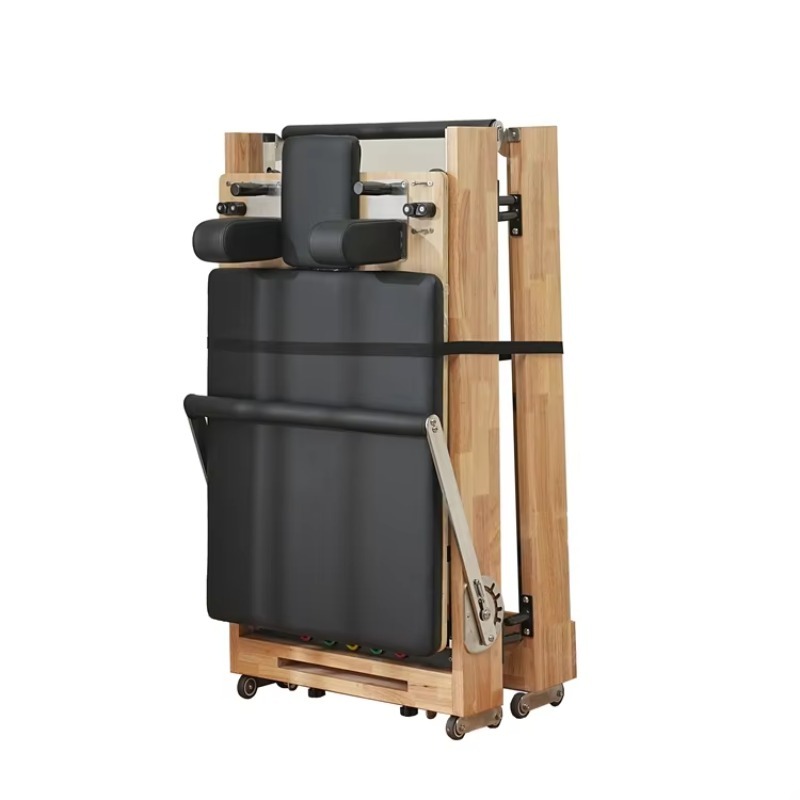 木製折りたたみ式ピラティスリフォーマーセット（家庭用ジム、ス - Pilates Yoga Room のレビューと価格