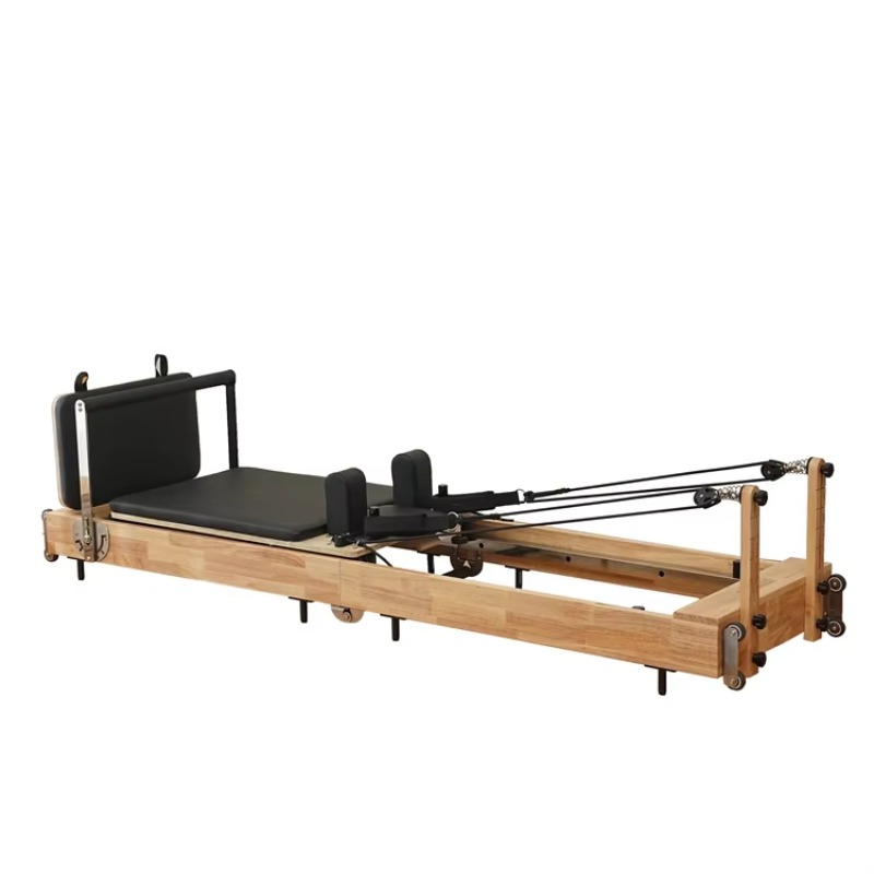 木製折りたたみ式ピラティスリフォーマーセット（家庭用ジム、ス - Pilates Yoga Room のレビューと価格